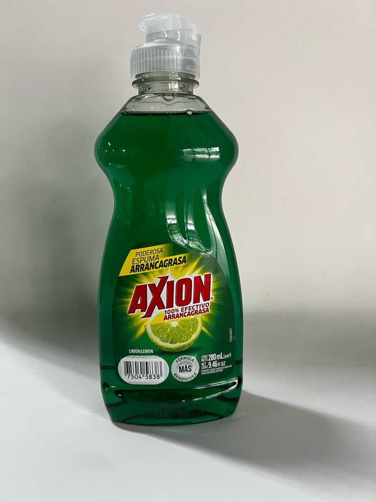 AXION-LAVAPLATO LIQ-3U-280ML-LIMON